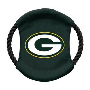 Green Bay Packers Flying Disc Dog Toy